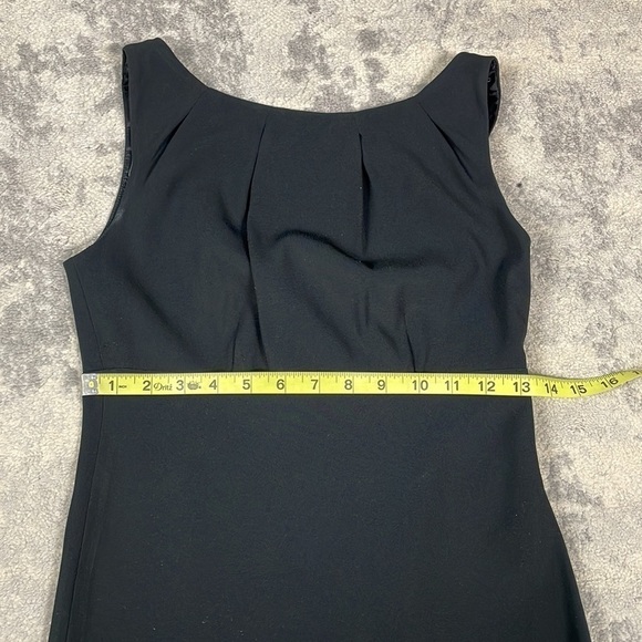 Moschino Cheap And Chic Black Sleeveless Button Back Mini Dress Sz 4 - Picture 6 of 10